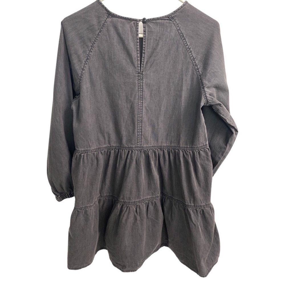 Madewell Denim Raglan-Sleeve Denim Dress in Lunar Wash Size Small NWOT - Picture 8 of 12